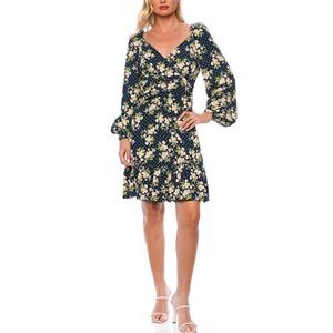 byTimo Dress Long Sleeve Crepe Gathers